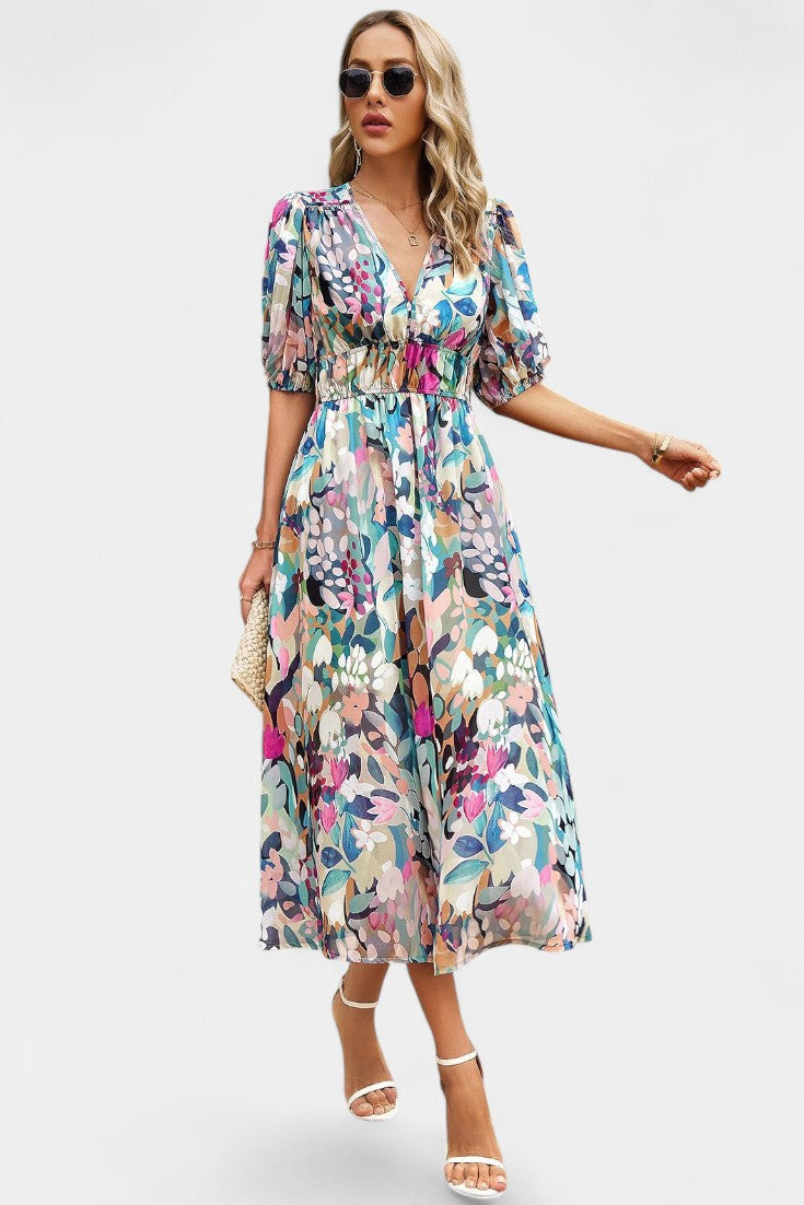 Ginessa | Floral Charm Summer Dress