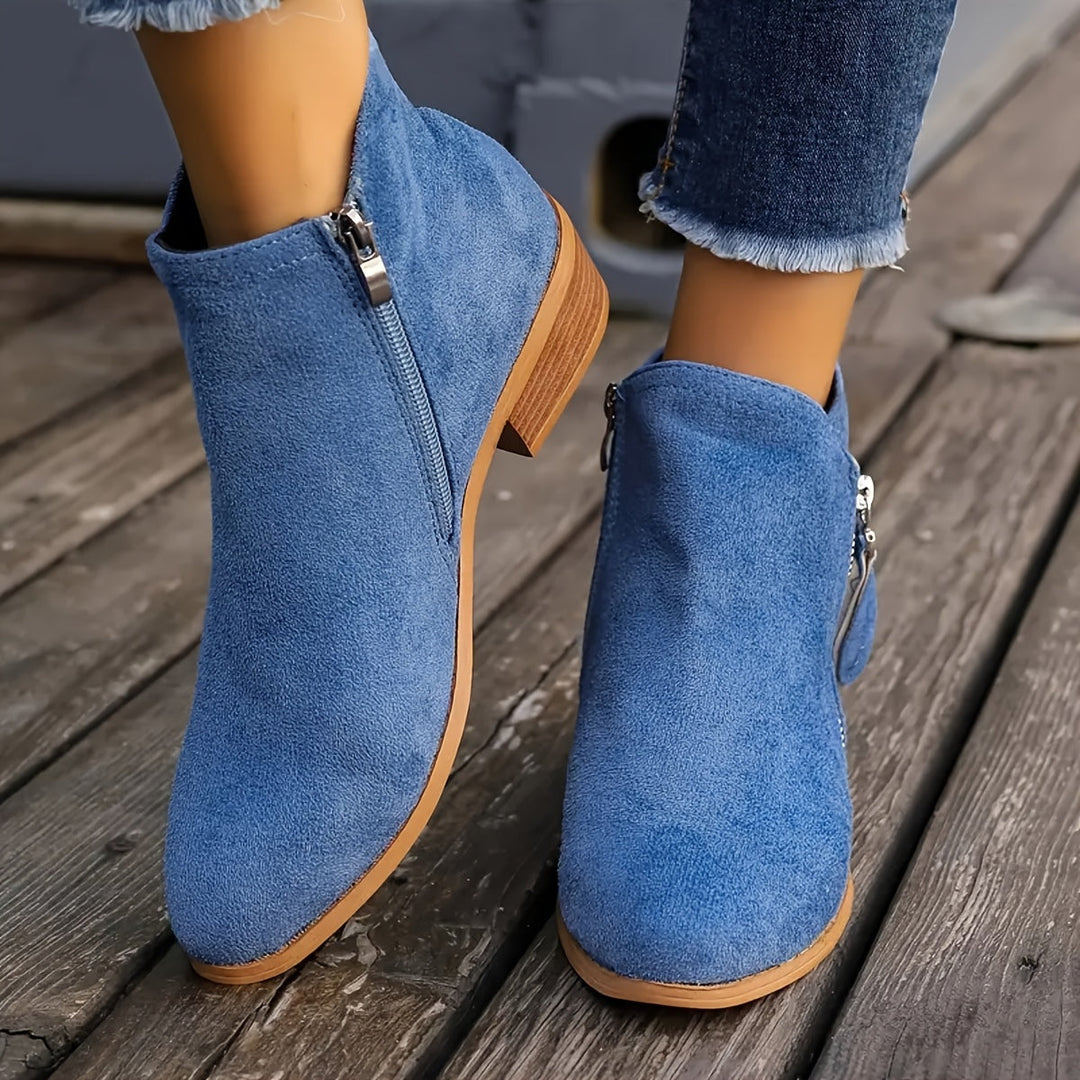Loriana | Stylish Side-Zip Boots