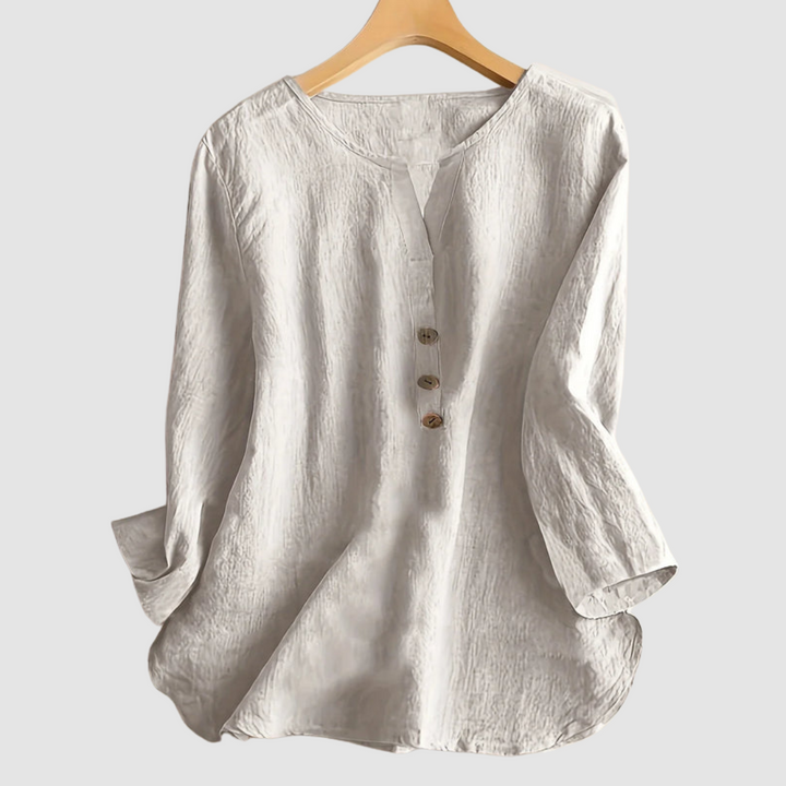 Amira | Elegant Button Blouse