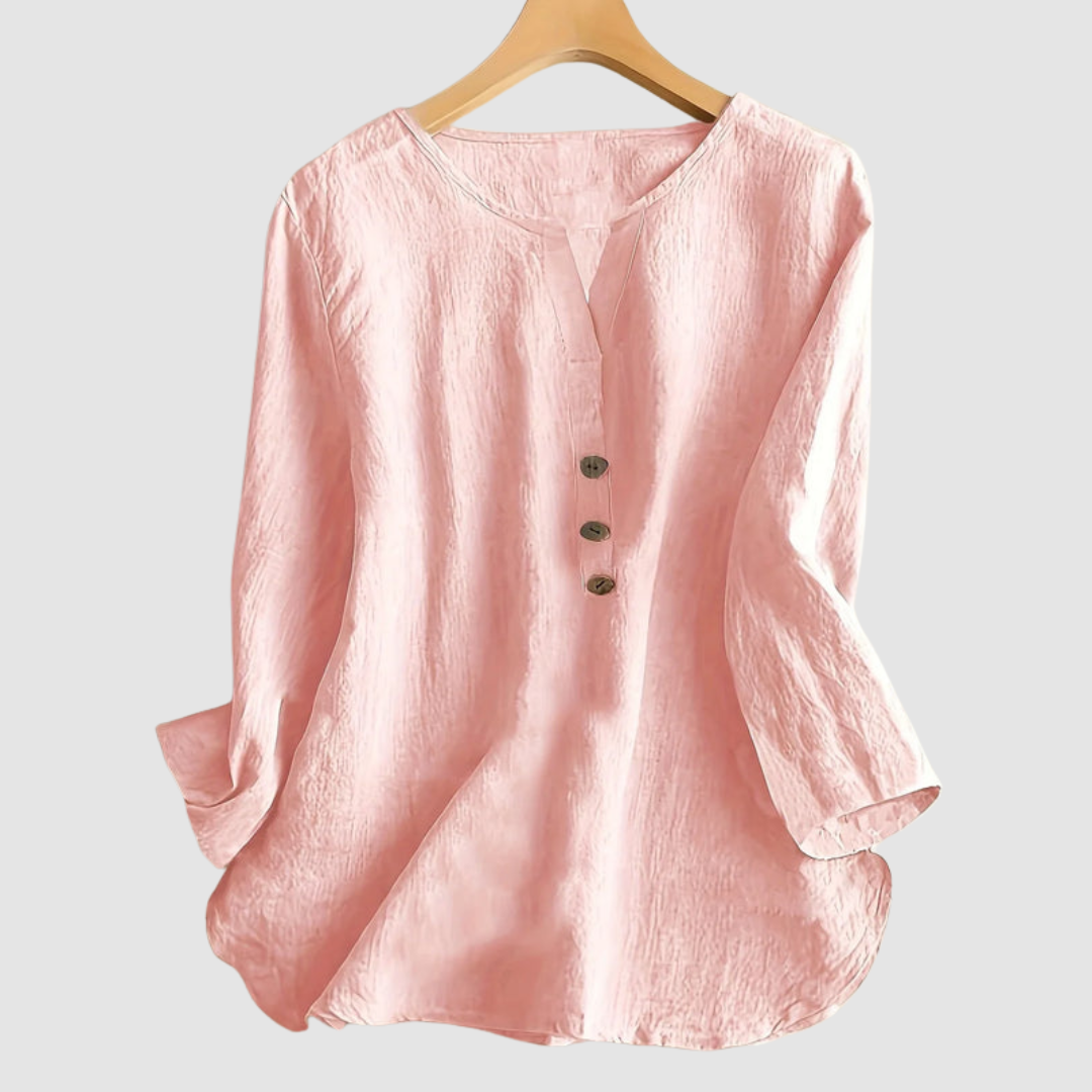 Amira | Elegant Button Blouse