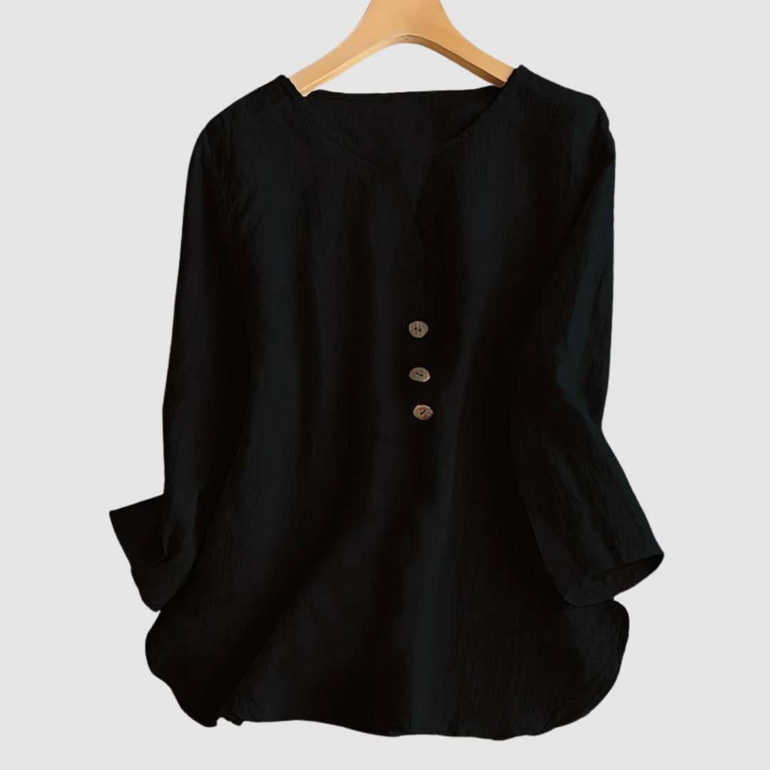 Amira | Elegant Button Blouse