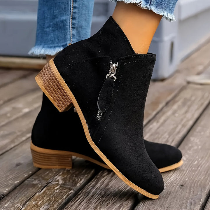 Loriana | Stylish Side-Zip Boots