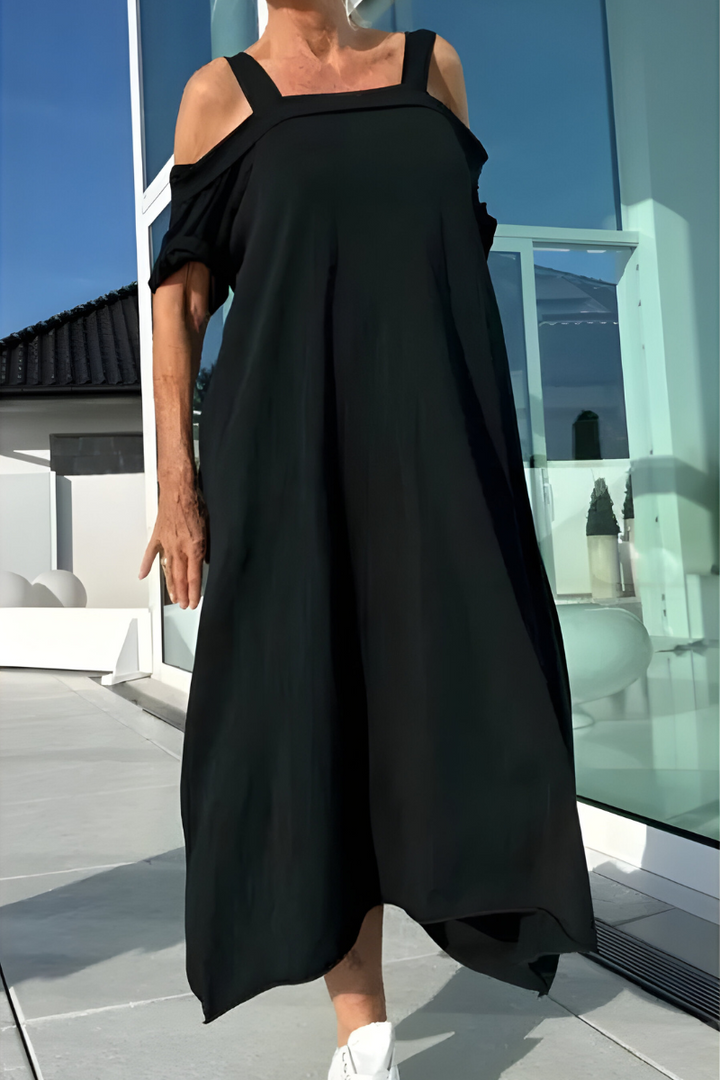 Novella | Effortless Off-Shoulder Maxi Dress