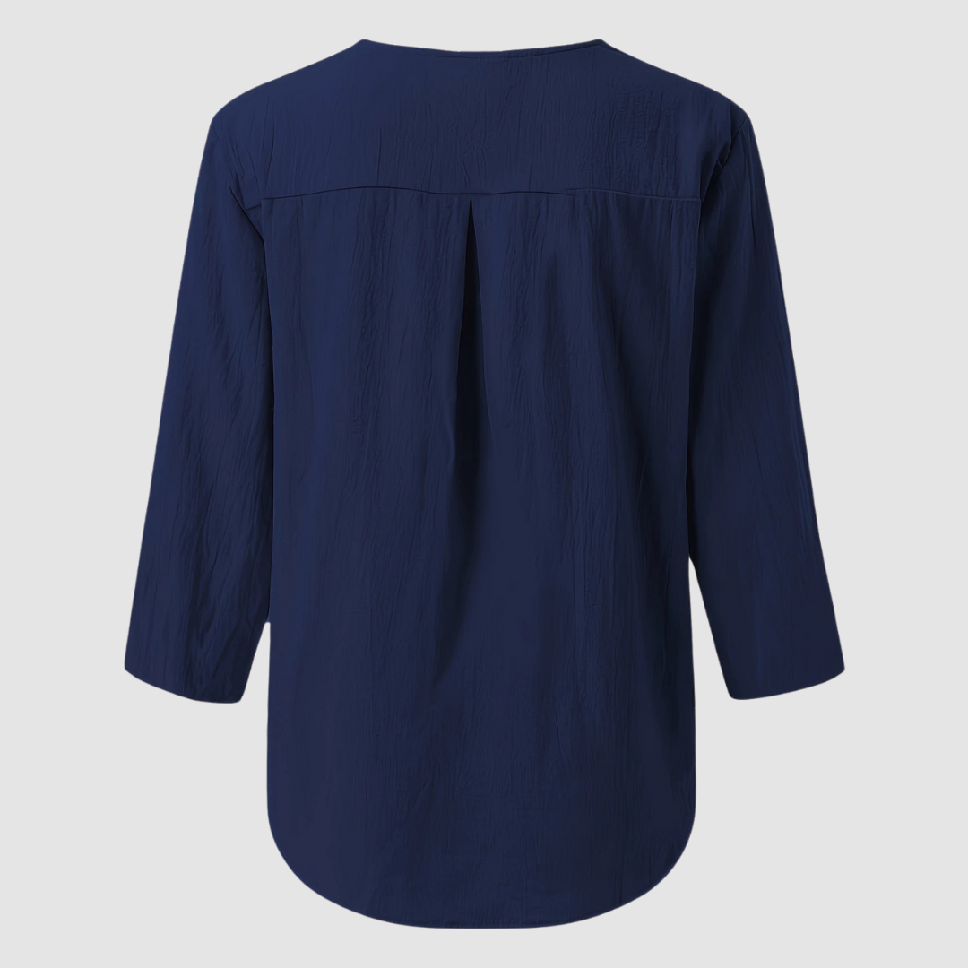 Amira | Elegant Button Blouse