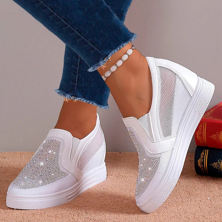 Nahlia | Chic Crystal Sneakers