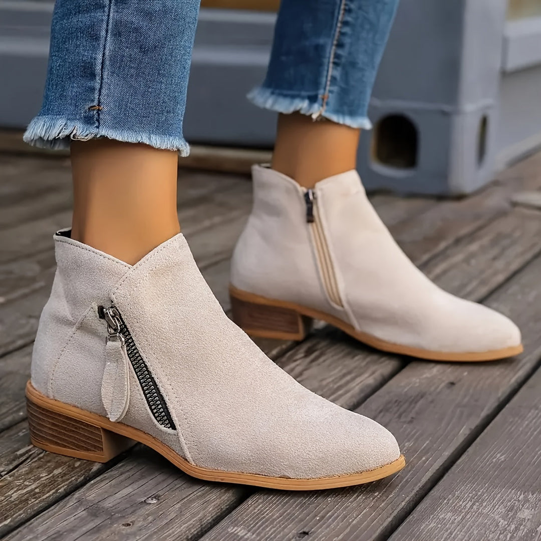 Loriana | Stylish Side-Zip Boots