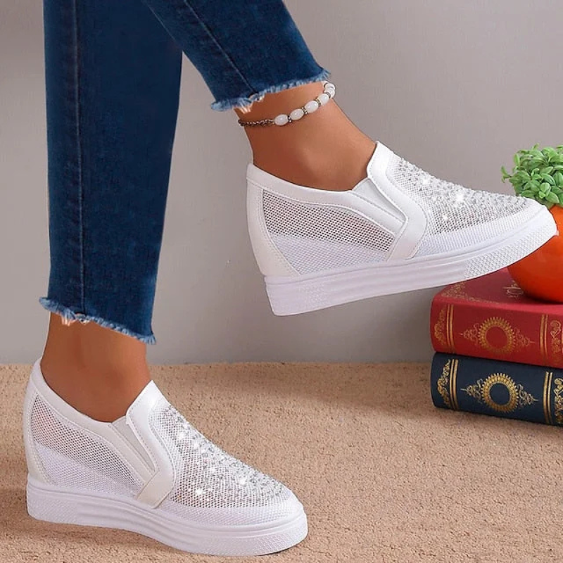 Nahlia | Chic Crystal Sneakers