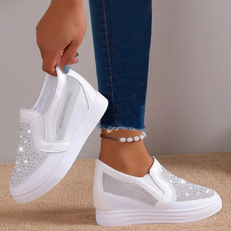 Nahlia | Chic Crystal Sneakers