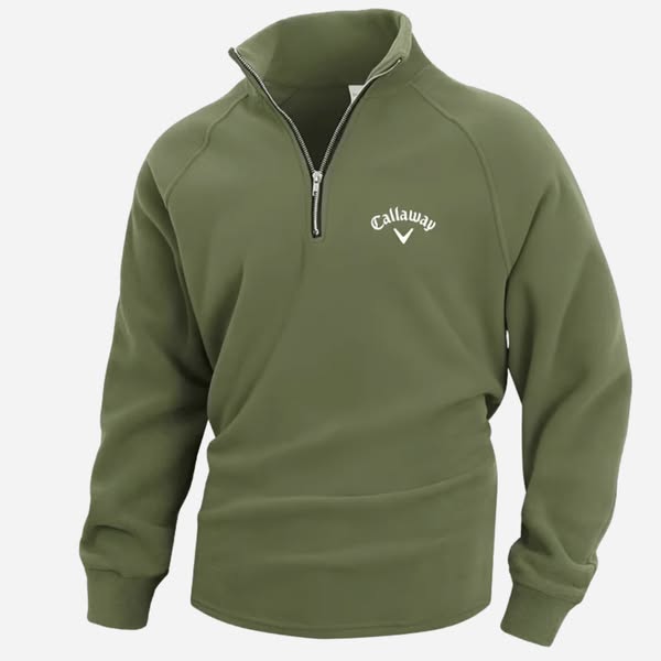 Callaway Heritage Cotton Half Zip Jumper
