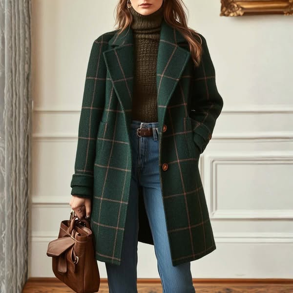 Fiona – Classic Check Coat