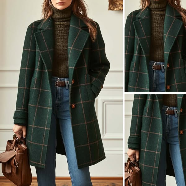 Fiona – Classic Check Coat