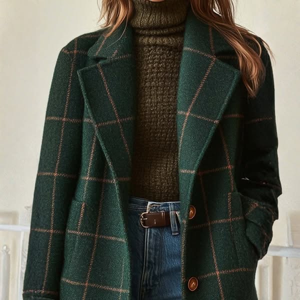Fiona – Classic Check Coat