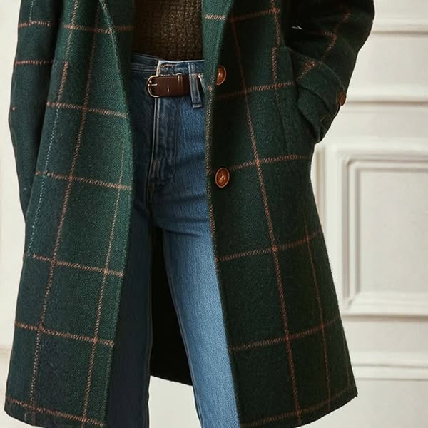 Fiona – Classic Check Coat