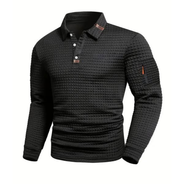 STEVEN - POLO SHIRT IN STRUCTURED FABRIC