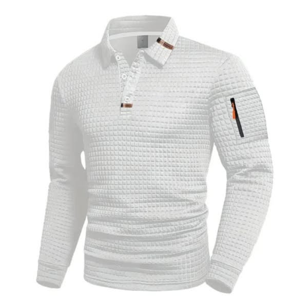 STEVEN - POLO SHIRT IN STRUCTURED FABRIC