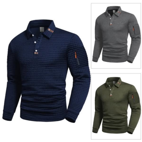 STEVEN - POLO SHIRT IN STRUCTURED FABRIC