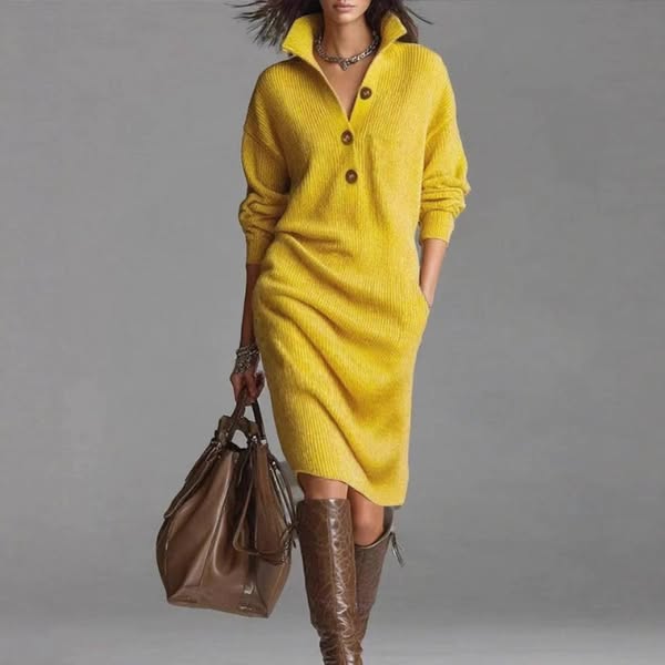 Jolien | Warm Knitted Dress, Elegant and Comfortable