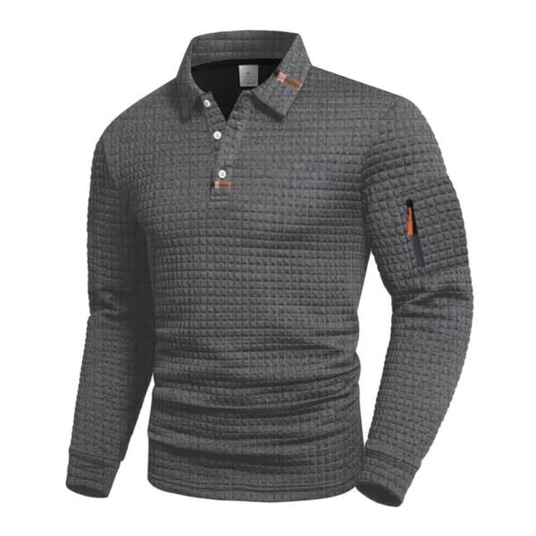 STEVEN - POLO SHIRT IN STRUCTURED FABRIC