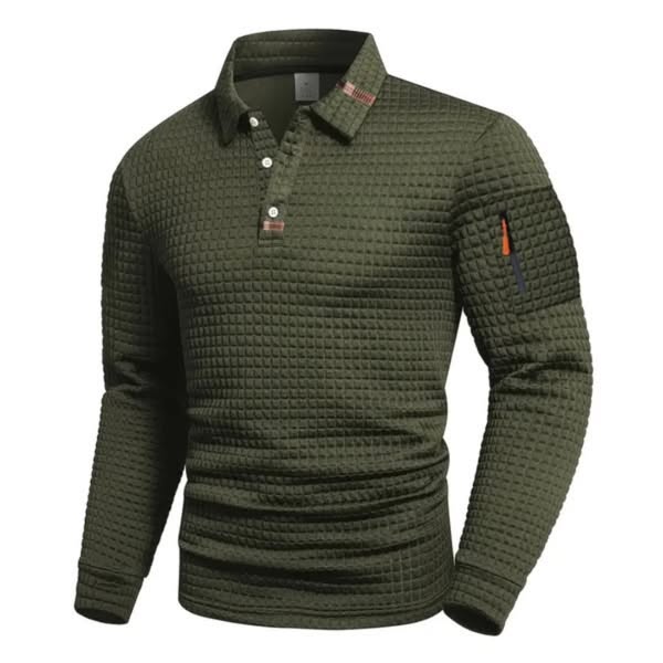 STEVEN - POLO SHIRT IN STRUCTURED FABRIC