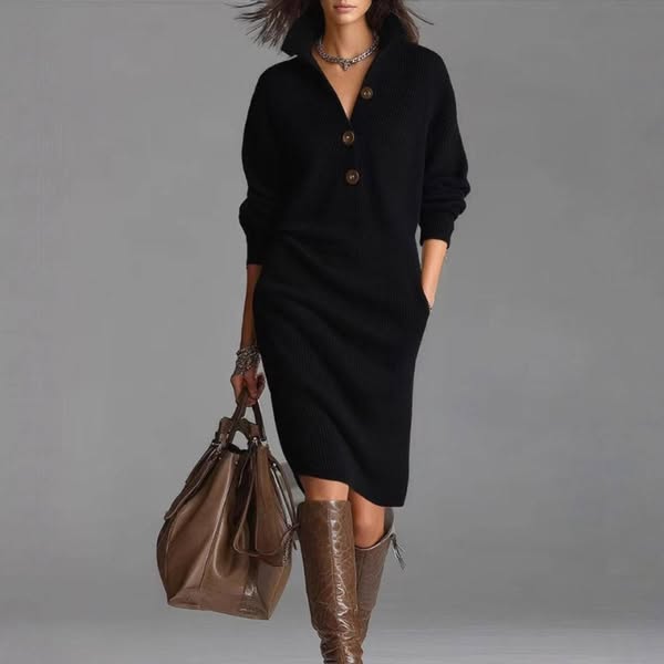 Jolien | Warm Knitted Dress, Elegant and Comfortable