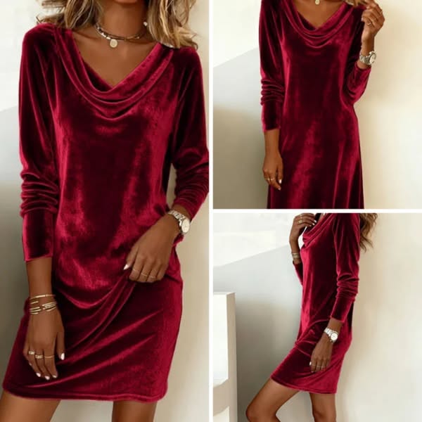Luna | Velvet dress