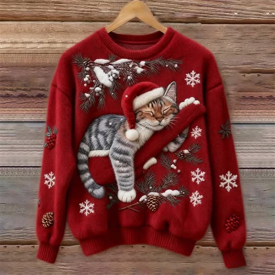 Junevale| Women's Soft Christmas Sweater