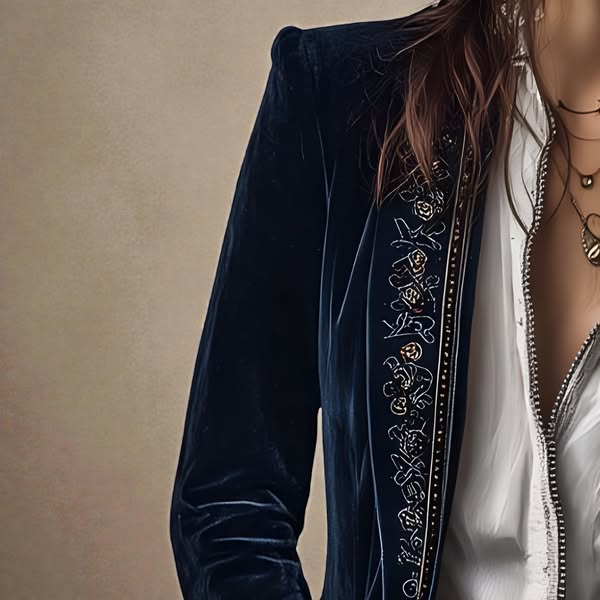 Jane | Elegant velvet jacket