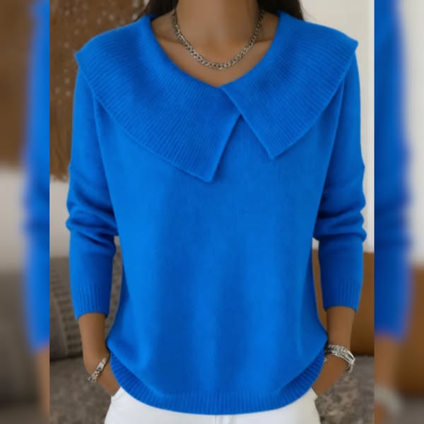 Lucia | Warm jumper with soft collar