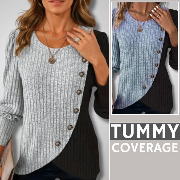 NOA | ELEGANT BUTTON DOWN KNIT LONGSLEEVER