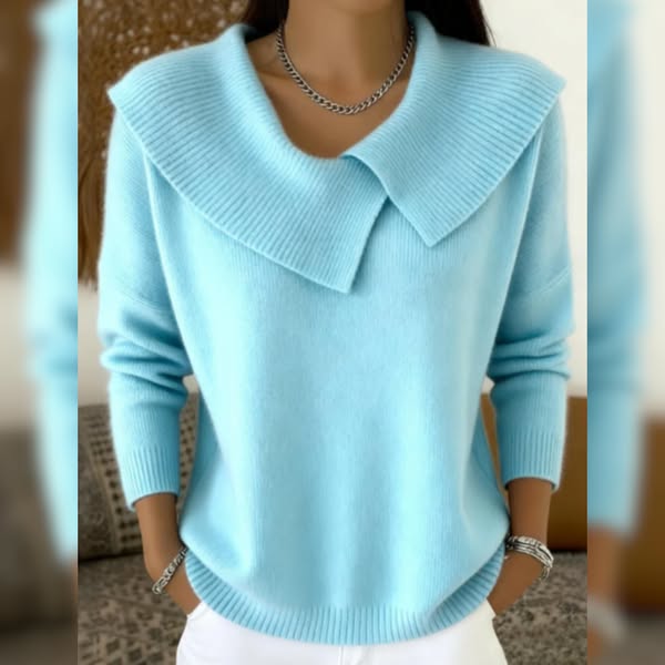 Lucia | Warm jumper with soft collar