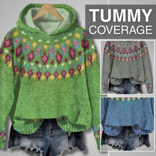 NOVA | COSY WARM NORDIC HOODIE