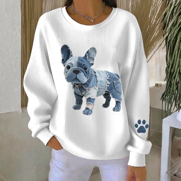 Nova - Dog Sweater with Patchwork