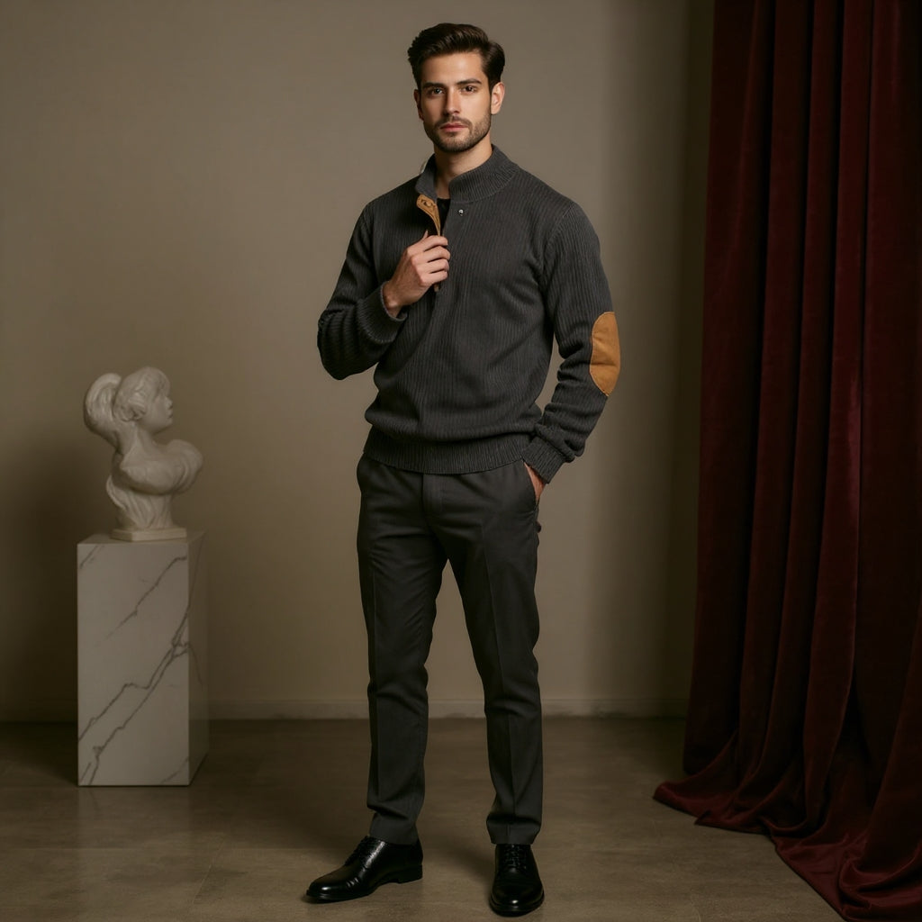 Junevale| Rib  Knit For Men