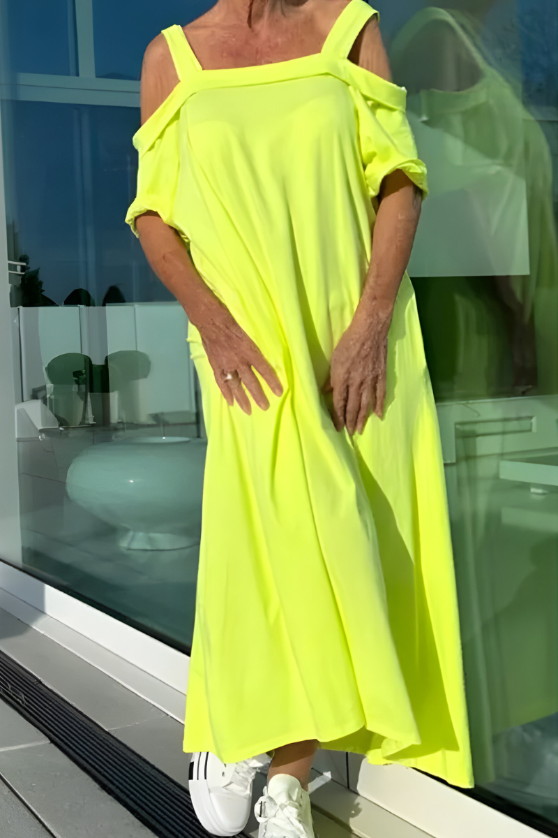Novella | Effortless Off-Shoulder Maxi Dress