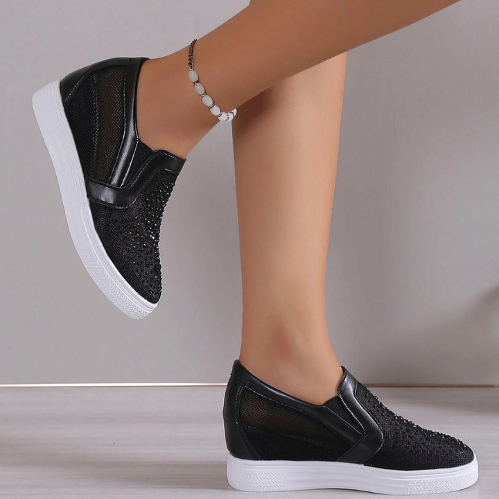 Nahlia | Chic Crystal Sneakers
