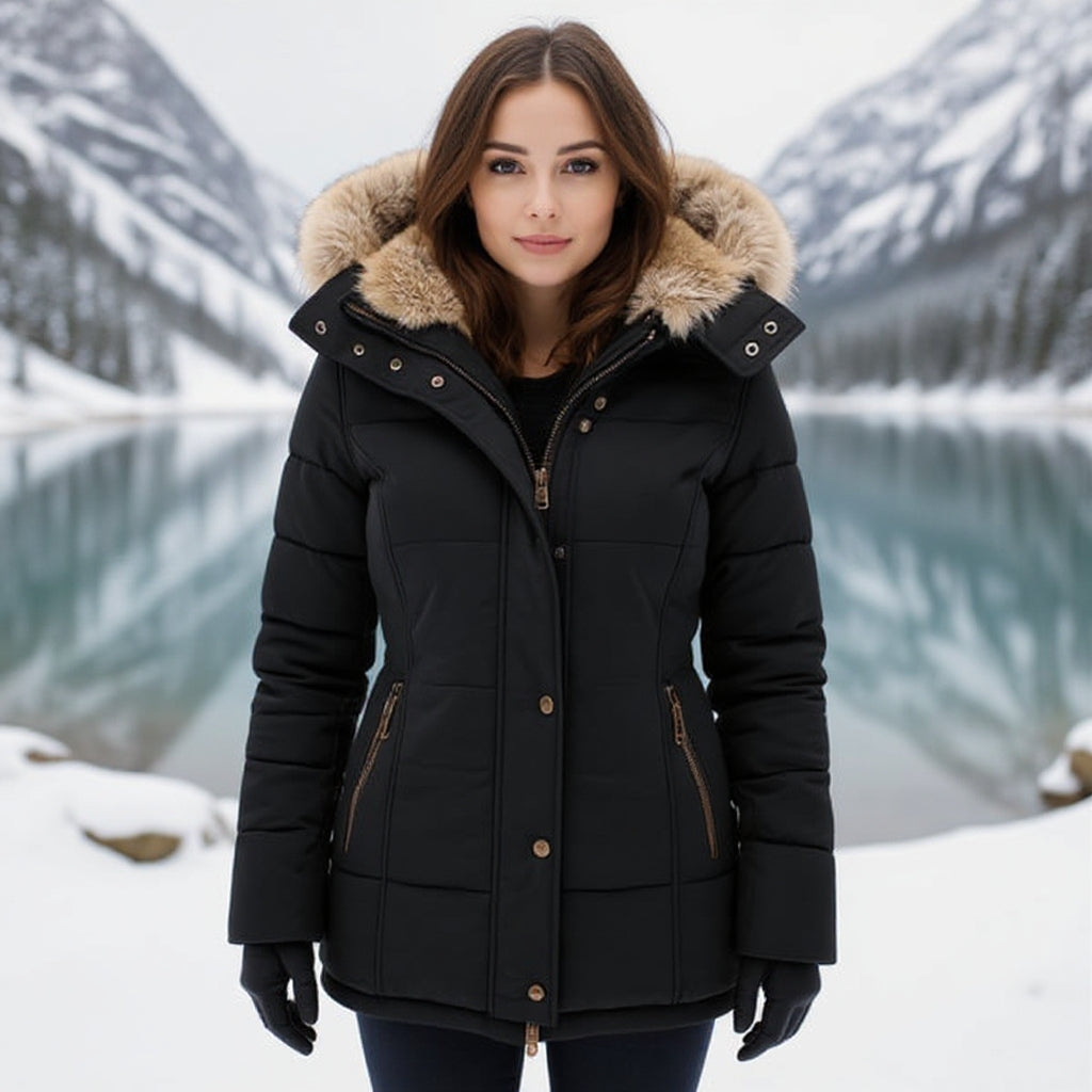 Anna | Winter coat with fur lining