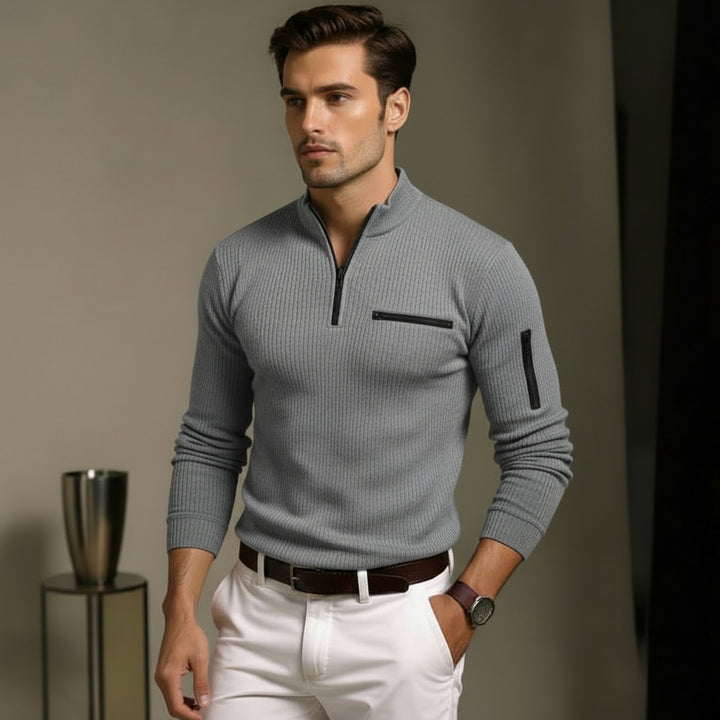 Gusteous | Long-sleeved shirt with zip fastening