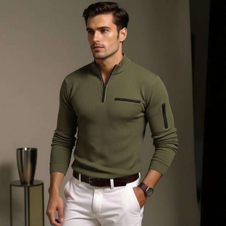 Gusteous | Long-sleeved shirt with zip fastening