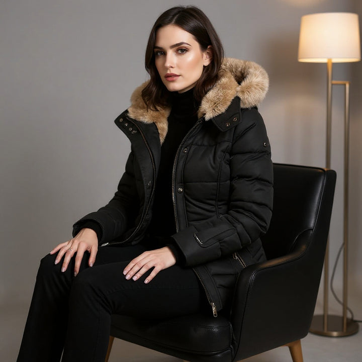 Anna | Winter coat with fur lining