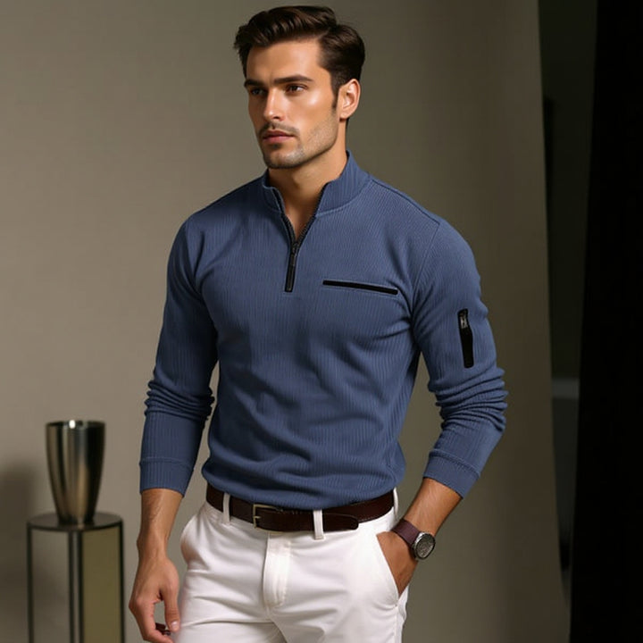 Gusteous | Long-sleeved shirt with zip fastening