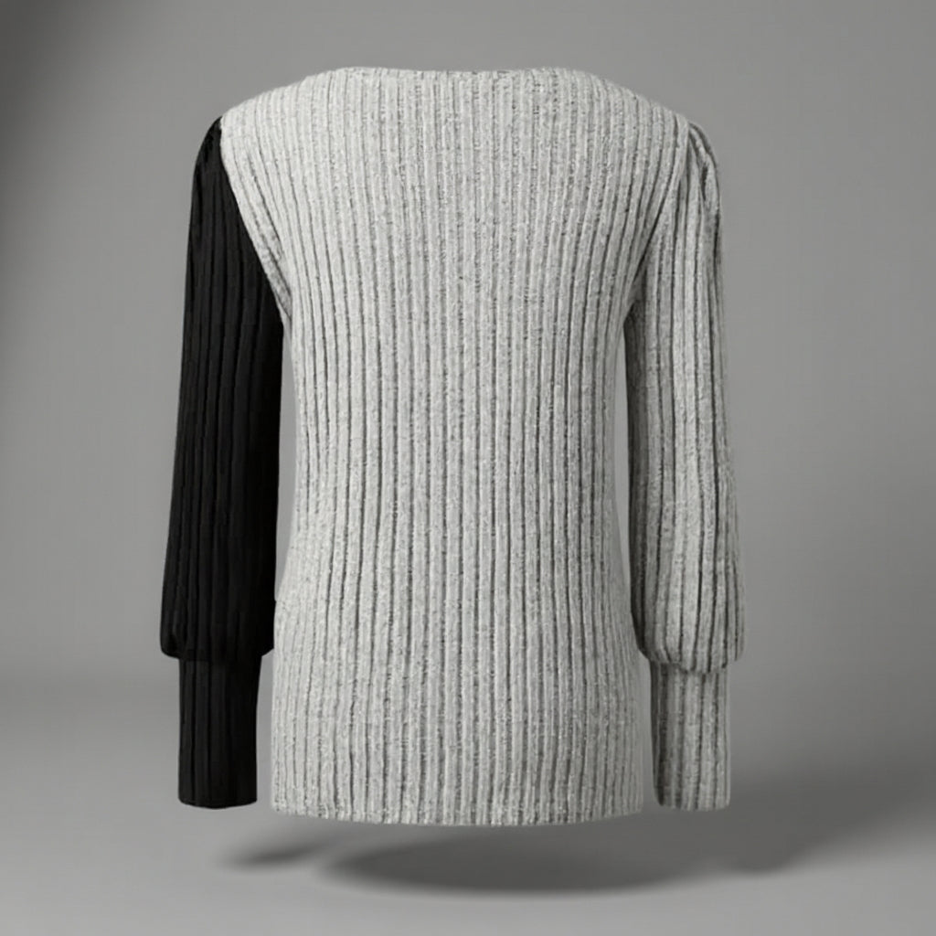 NOA | ELEGANT BUTTON DOWN KNIT LONGSLEEVER