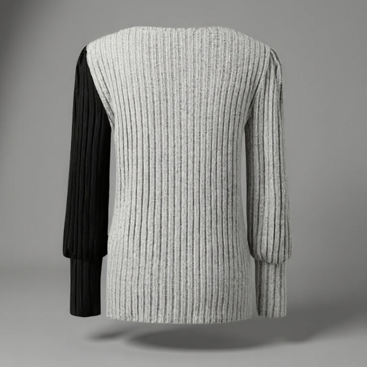 NOA | ELEGANT BUTTON DOWN KNIT LONGSLEEVER