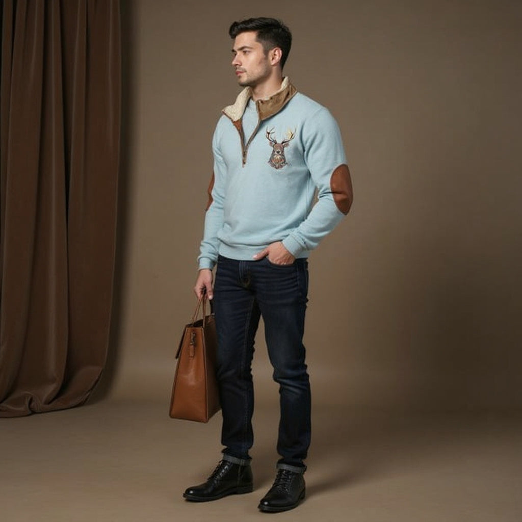 Johnston | Nordic Deer Sweater