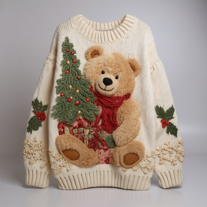 Elena – Christmas jumper with festive details