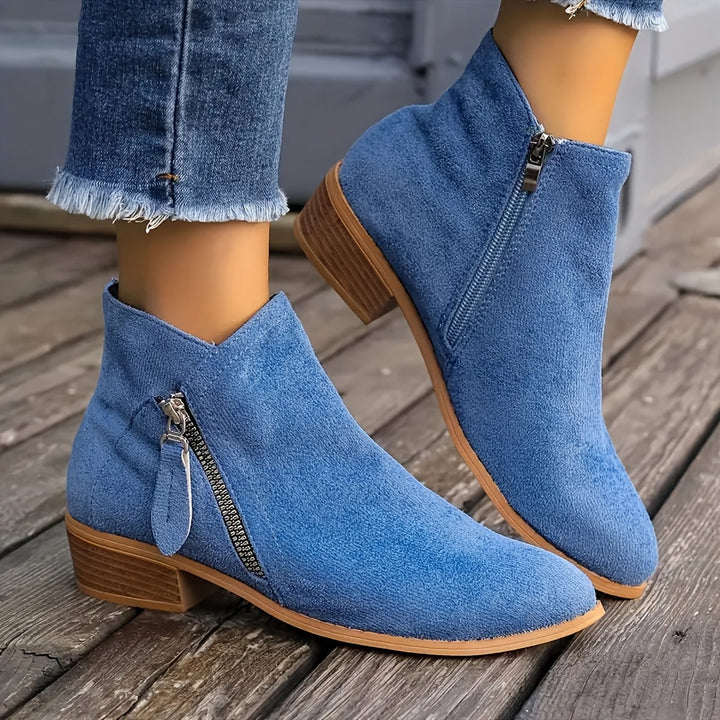 Loriana | Stylish Side-Zip Boots