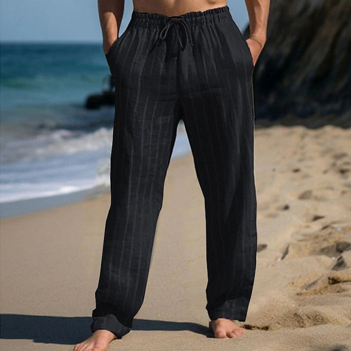 Mathias | Casual Elegance Striped Pants