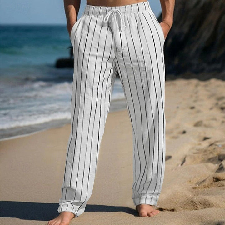 Mathias | Casual Elegance Striped Pants